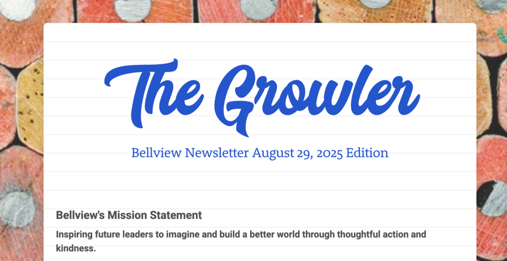 August Growler: Jog-a-Thon, Kindergarten Start, Blended Classes, Supplies, Thank You and Volunteering