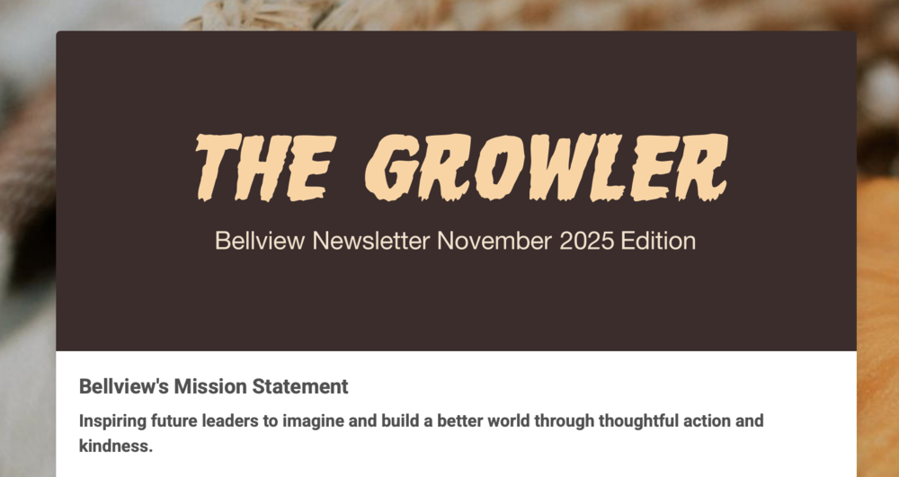 November Growler: Family Survey Results, Family Science Night, Community Resources