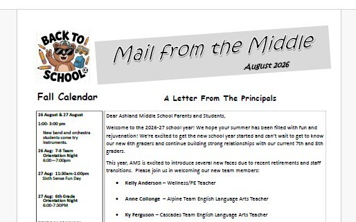 Mail from the Middle - August 2026