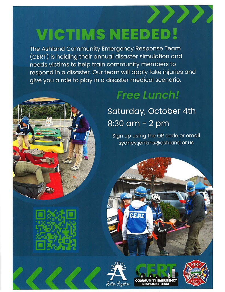 Victims Needed!