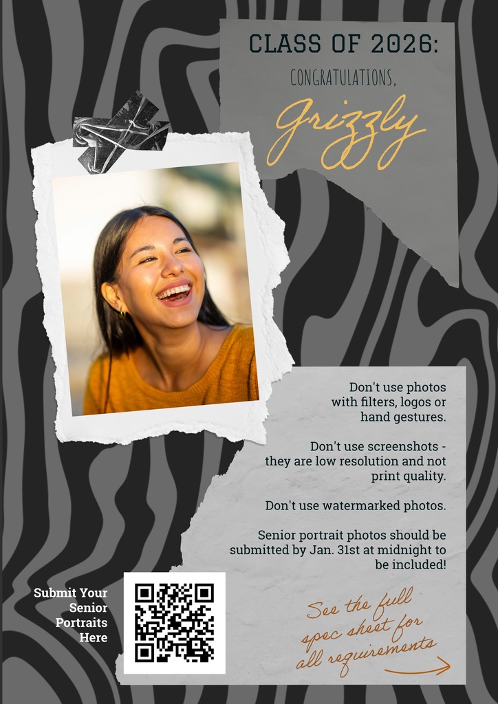 Senior Portrait announcement