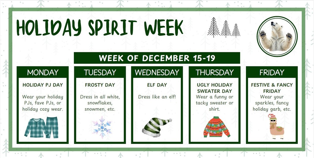 Holiday Spirit Week