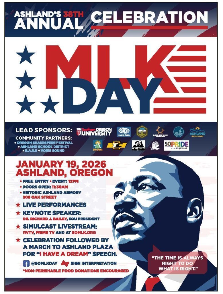 MLK  Day Celebration Ashland Oregon