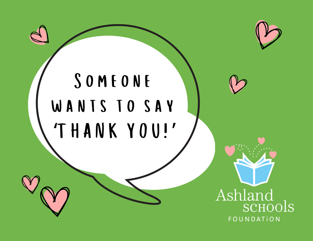 Ashland Schools Foundation Valentines