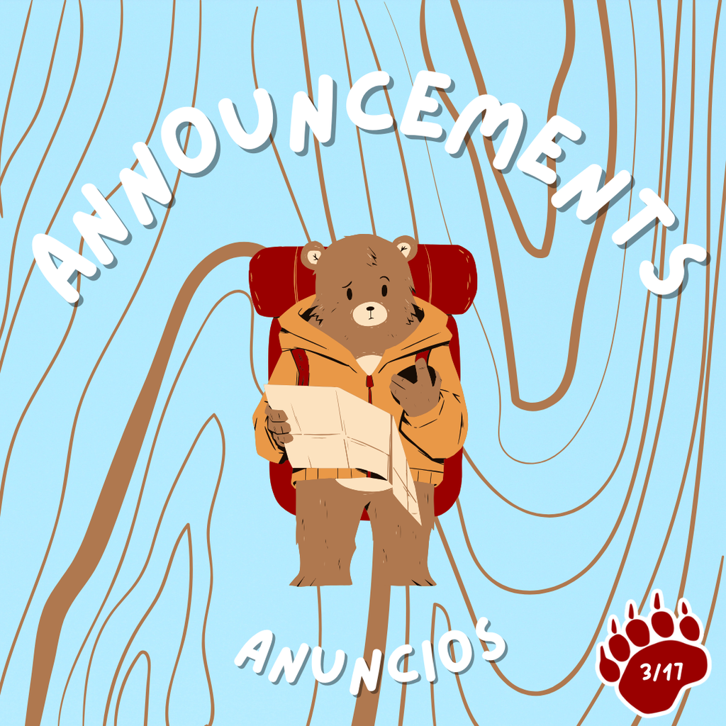 Announcements 3.17