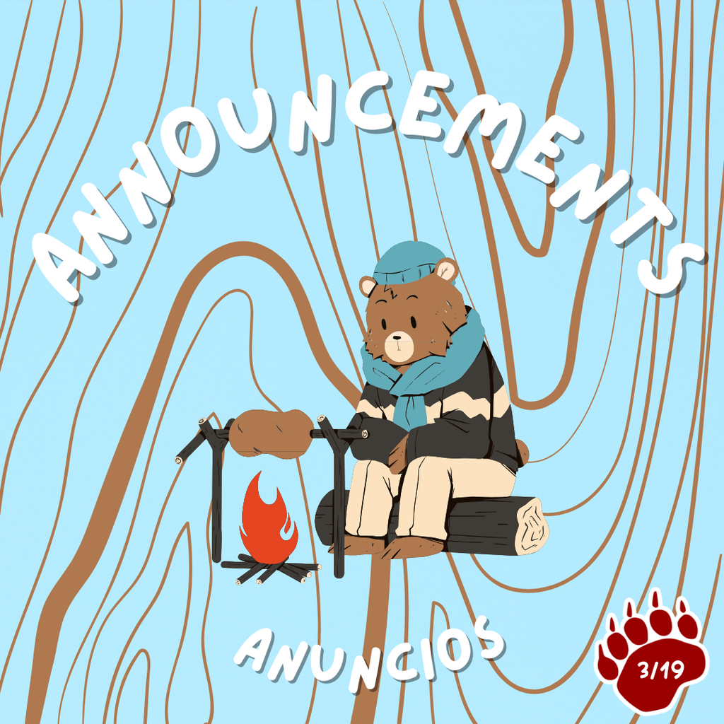 Announcements 3.19.26