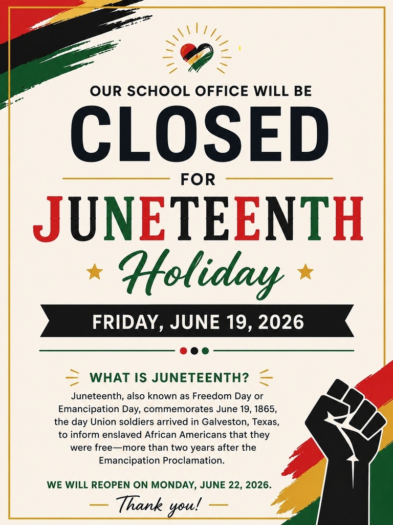 Closed for Juneteenth