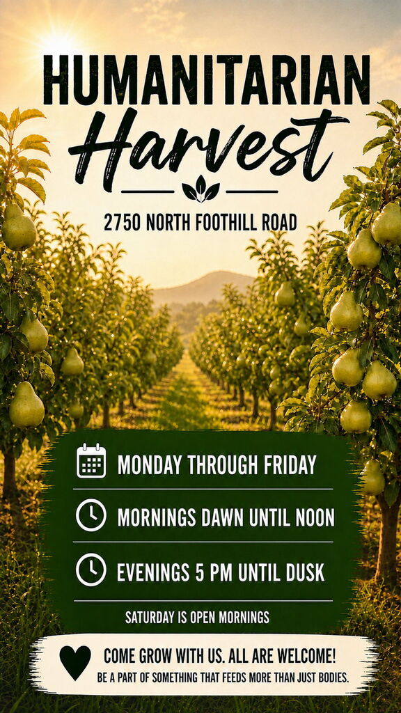 Humanitarian Harvest details