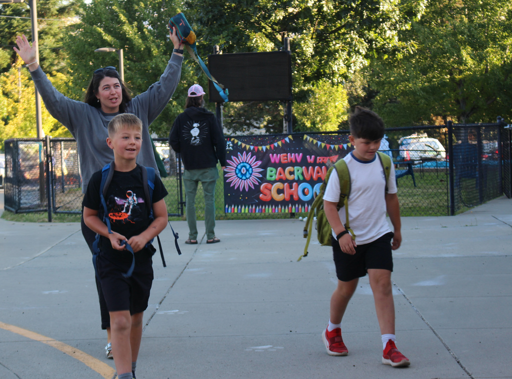 Excited Parent on first day