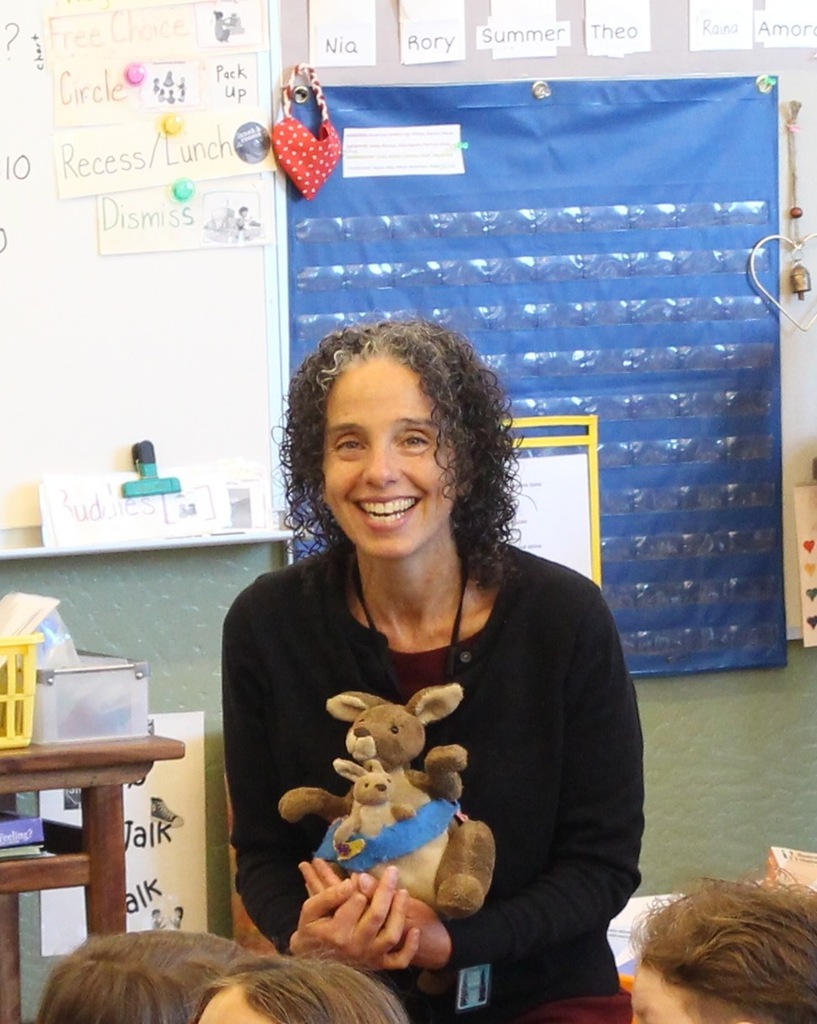 JoEllen and her kangaroo