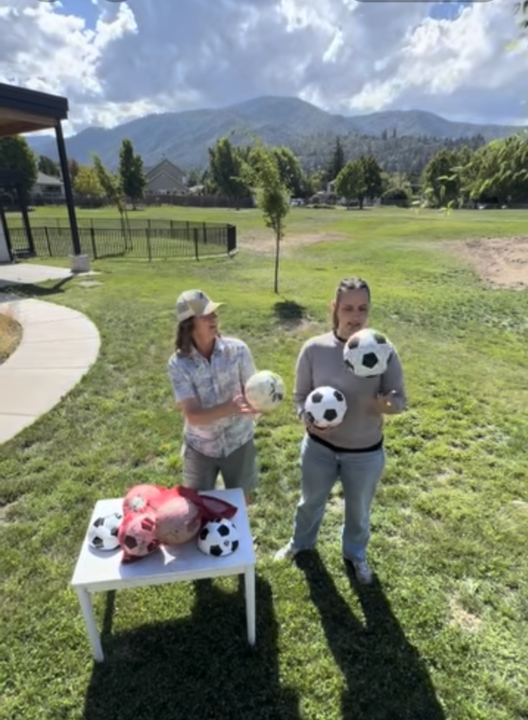 Soccer balls and Lawson/Juje