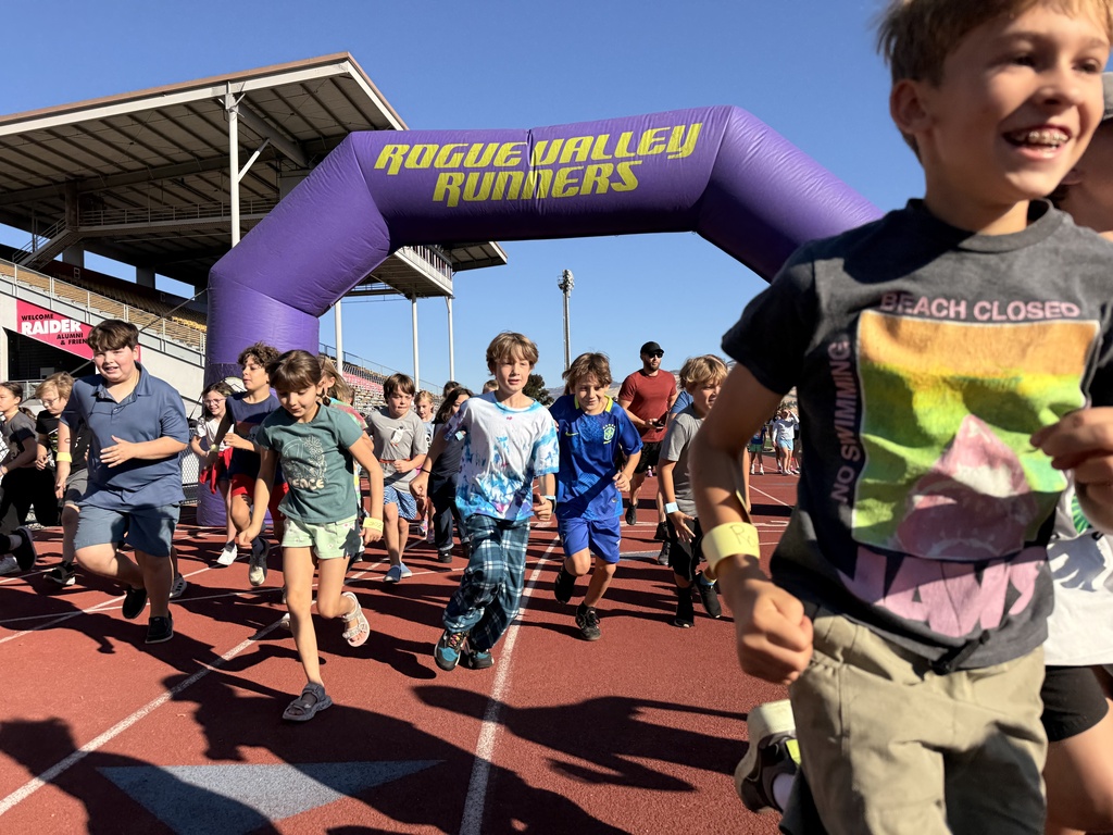Smiling runners