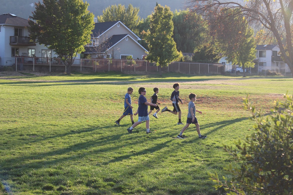 Kids on the field