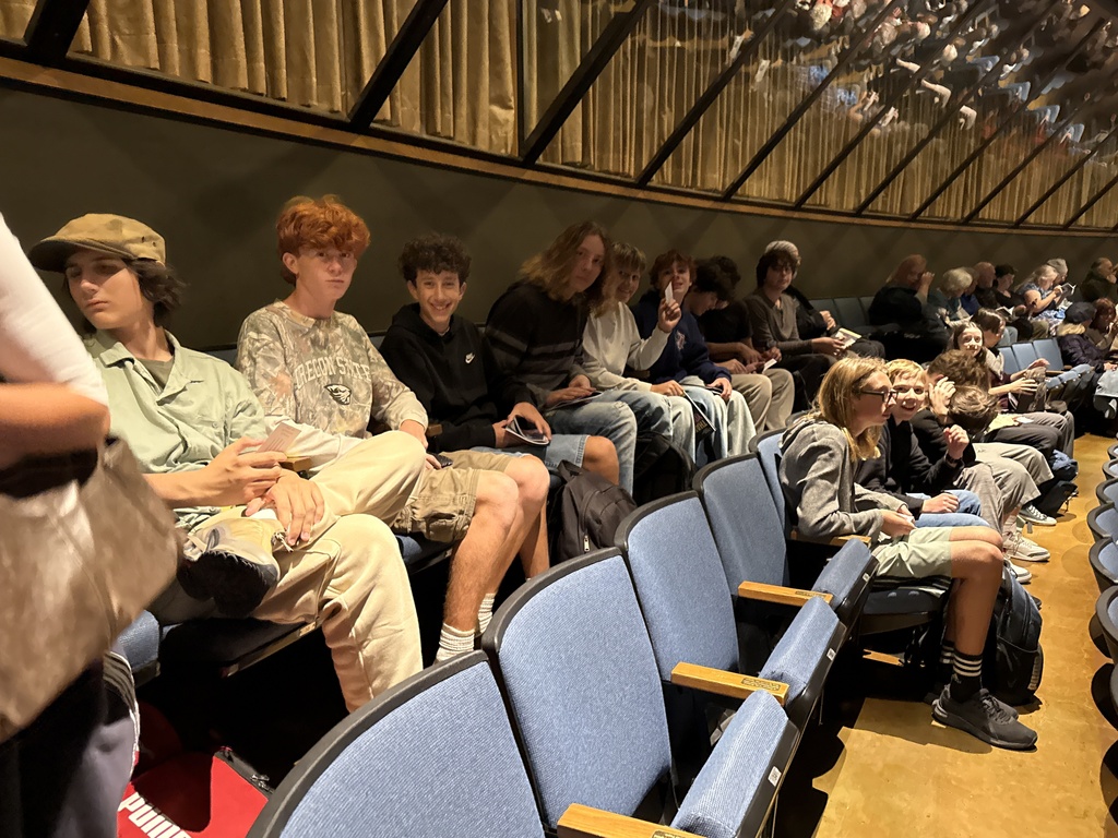 In the theater
