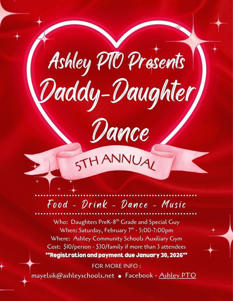 Ashley Daddy Daughter Dance Flyer