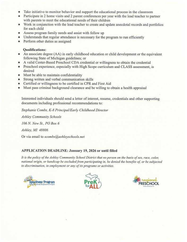 GSRP Posting 1/9/26 Pg. 2