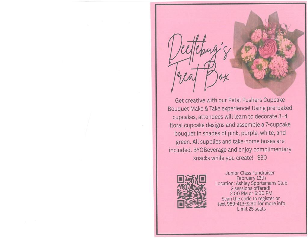 Junior Class Fundraiser Flyer