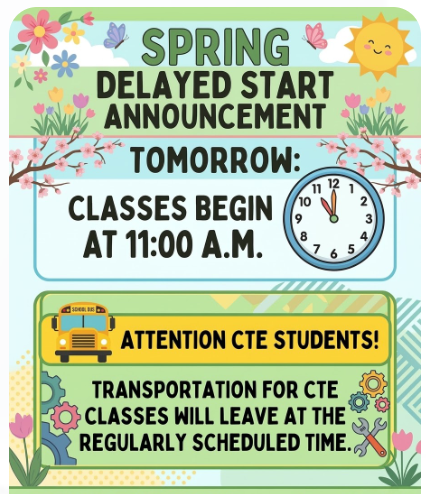 Delayed start annoucement