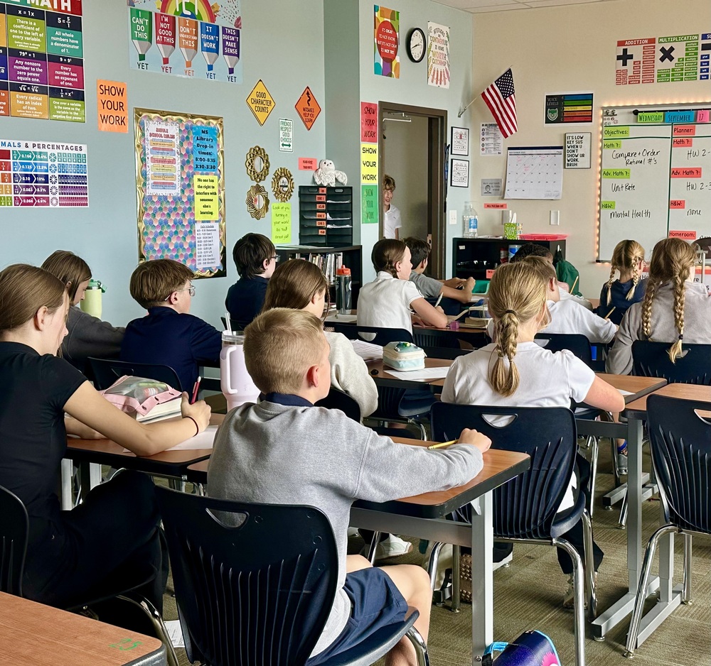 kids in class