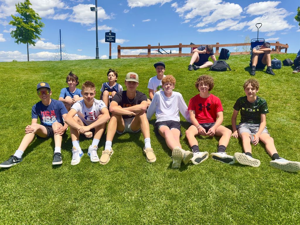 8th grade vs  staff kickball tourney