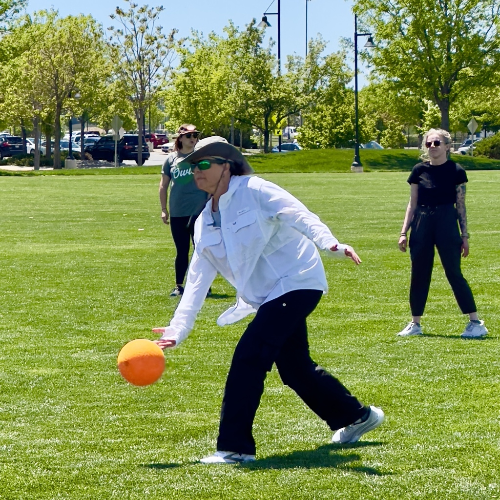 8th grade vs  staff kickball tourney
