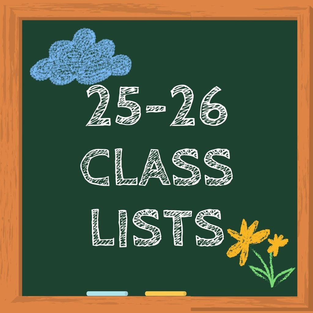 Class list announcement