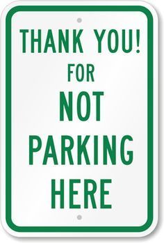 No parking