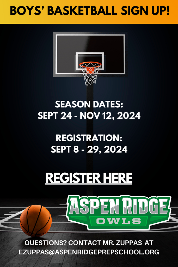 boys' basketball signup flyer