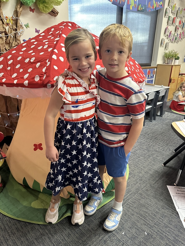 Red white and blue kinders