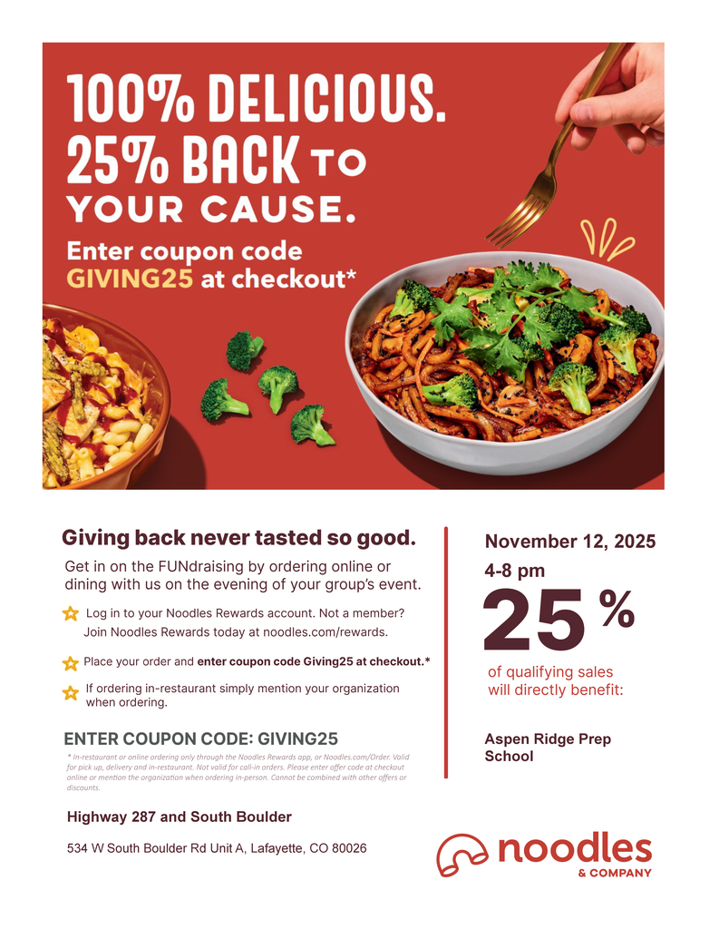 Noodles and Company Flyer
