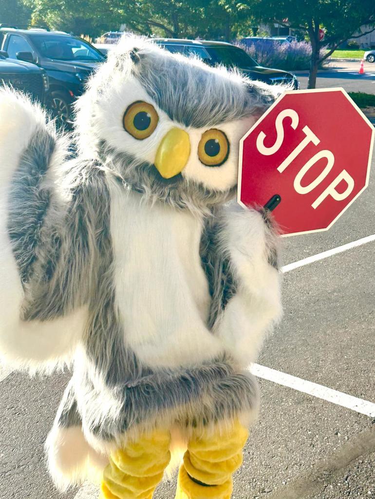 thunder with a stop sign