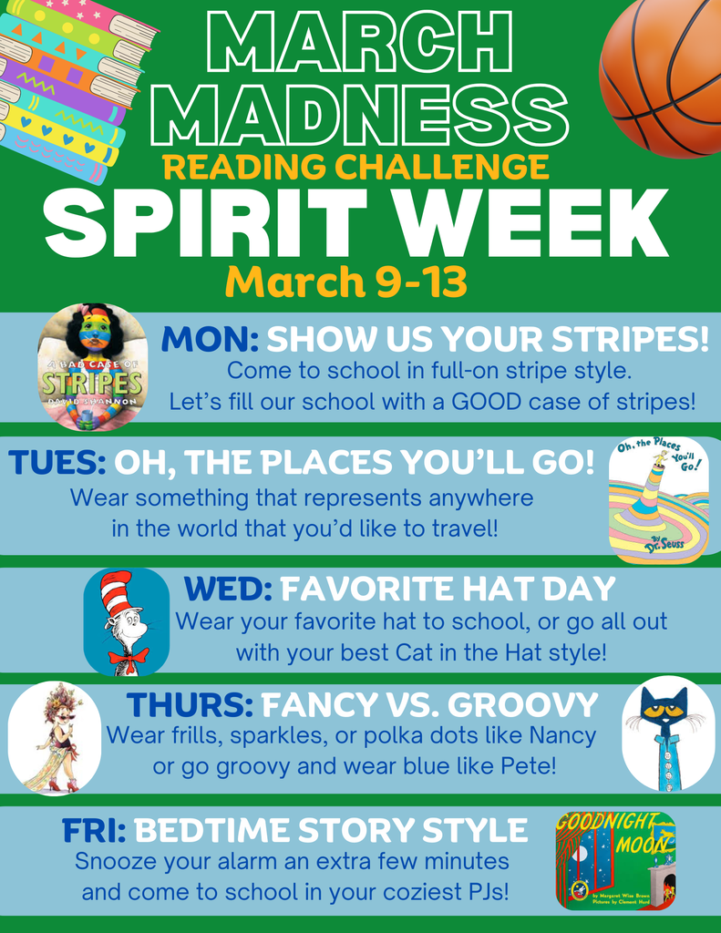spirit week flyer