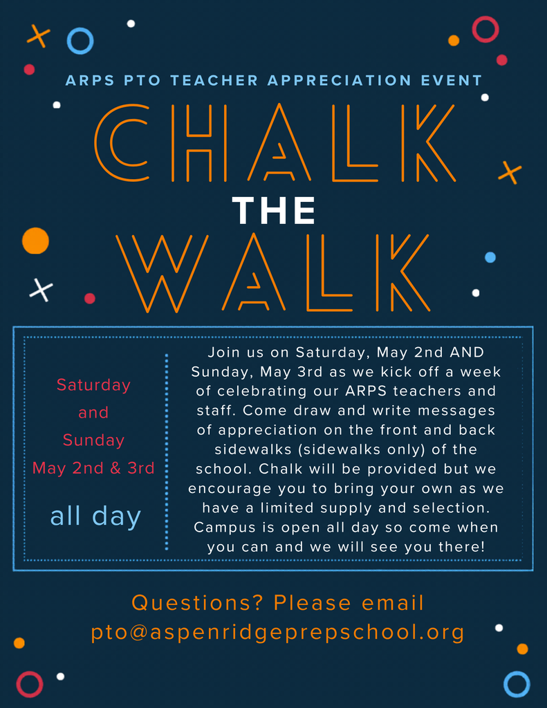 chalk the walk flyer