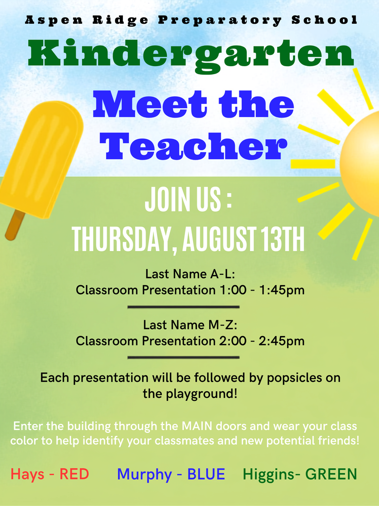meet the teacher flyer kinder