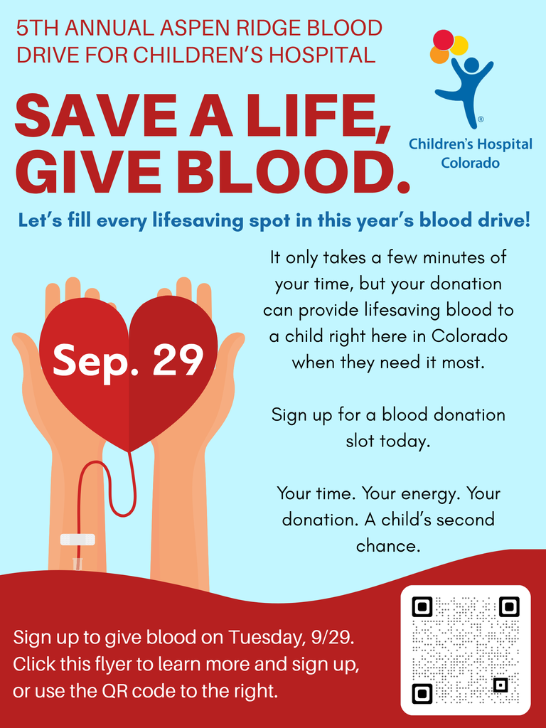 blood drive flyer