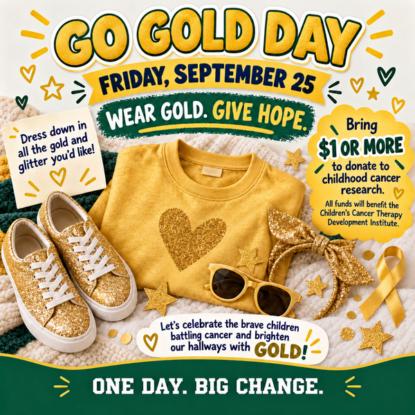 go gold day flyer