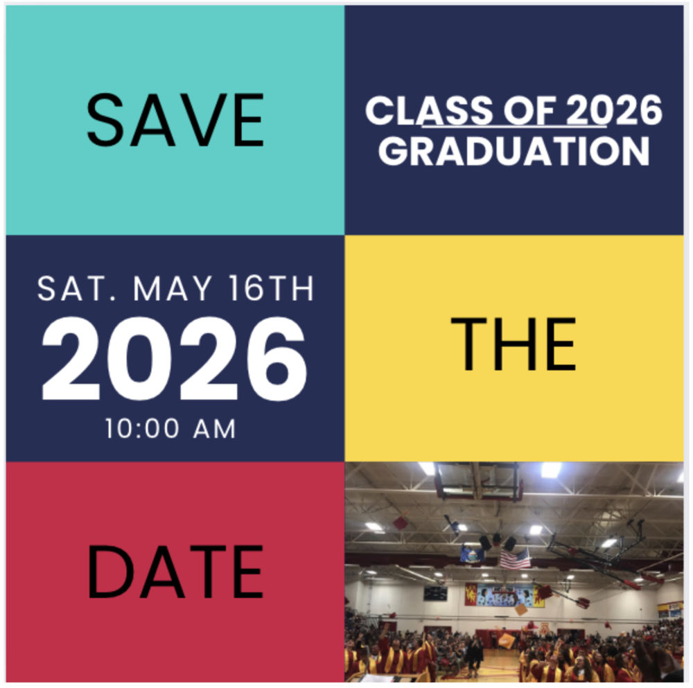 Save the Date - AHS Graduation is Saturday, May 16 at 10:00 A.M.