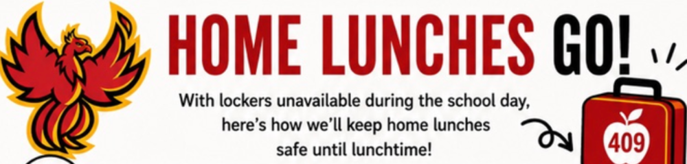 Lunch Procedures Since students will not be able to access their lockers during the school day, we’ve updated our procedures for cold lunches and lunches brought from home.