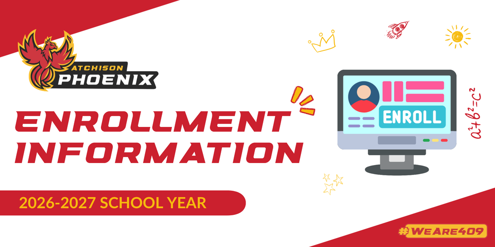 Headline announcing enrollment informationi for the 2026-2027 school year 