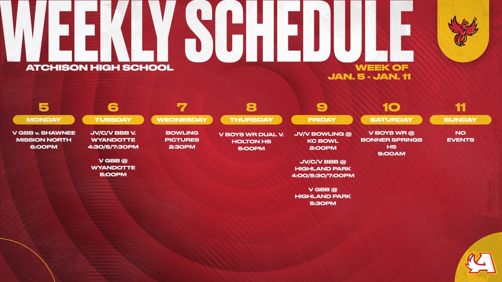 AHS Weekly Schedule 2025-26 8840286