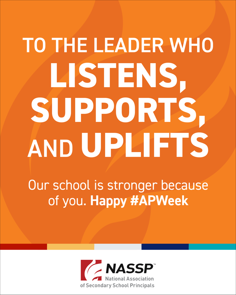 Assistant Principal Week Flyer
