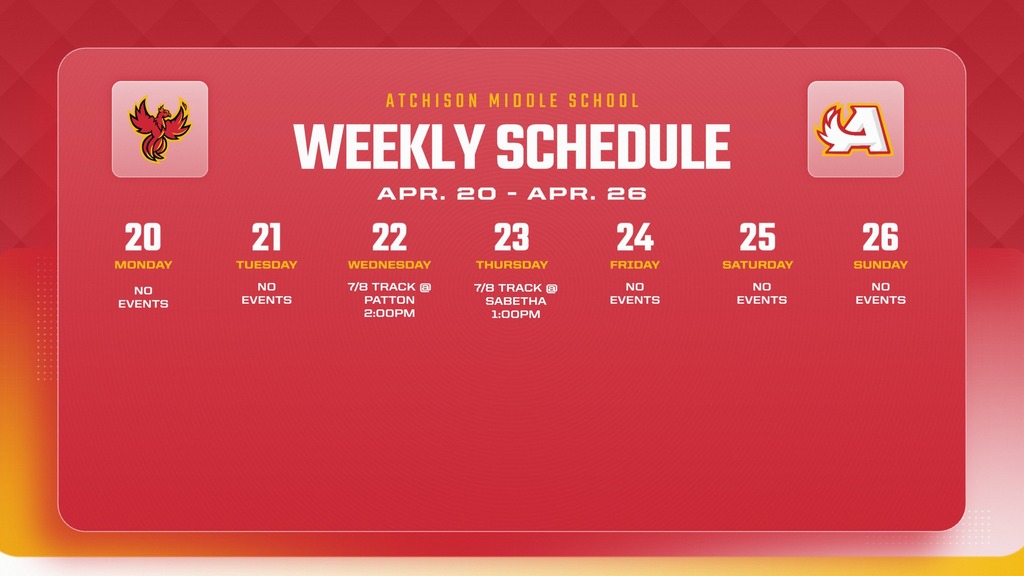 AMS Weekly Schedule