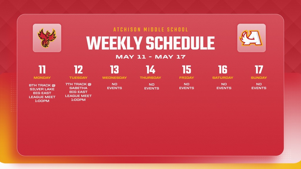 AMS Weekly Schedule
