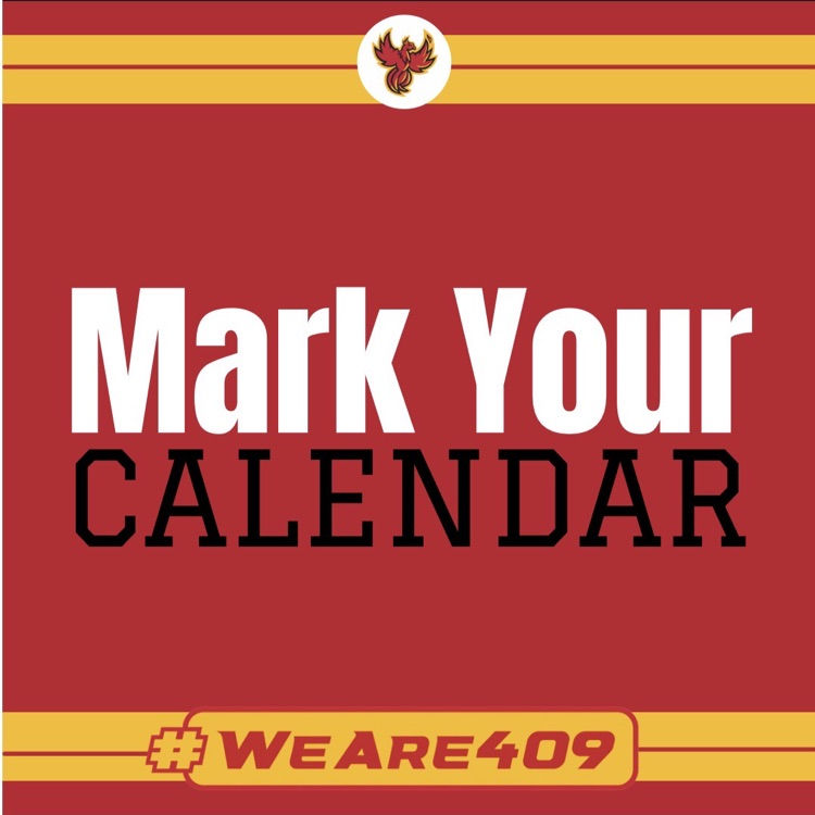 Mark Your Calendars