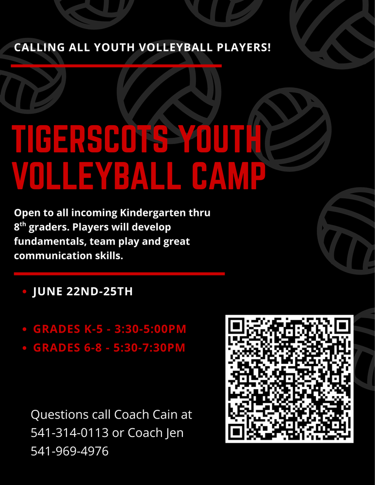 TIGERSCOT YOUTH VOLLEYBALL CAMP