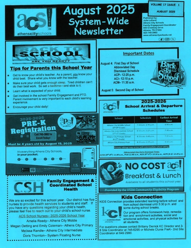 August newsletter 