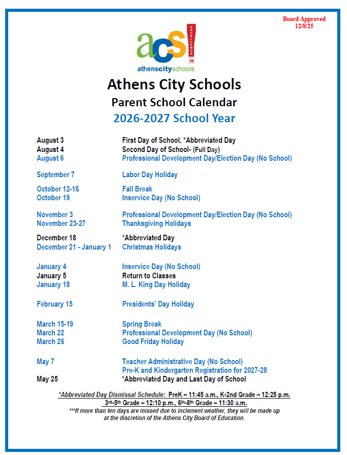 2627 Parent Calendar