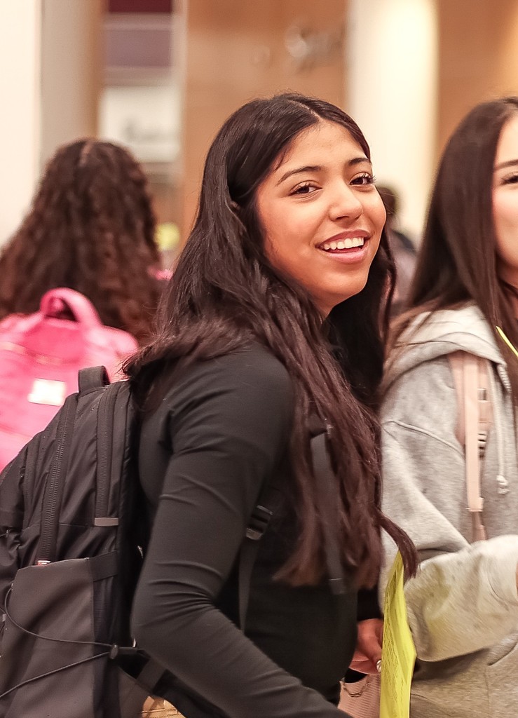 students smiling
