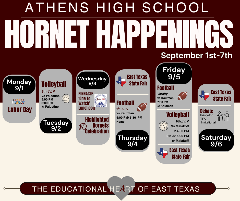 events at AHS