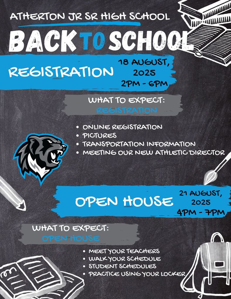 Back to School!  Atherton Jr./Sr. High School